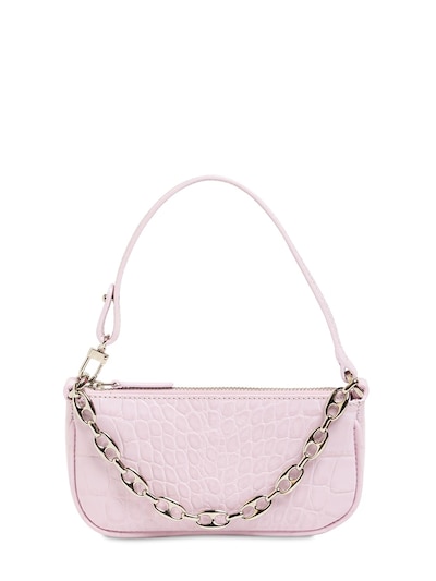 pink mini croc bag