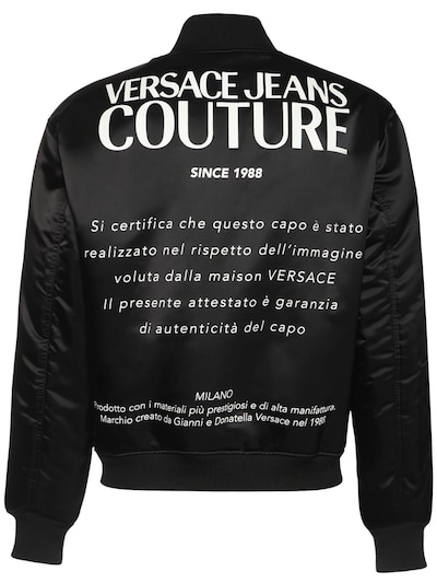 versace reversible bomber jacket