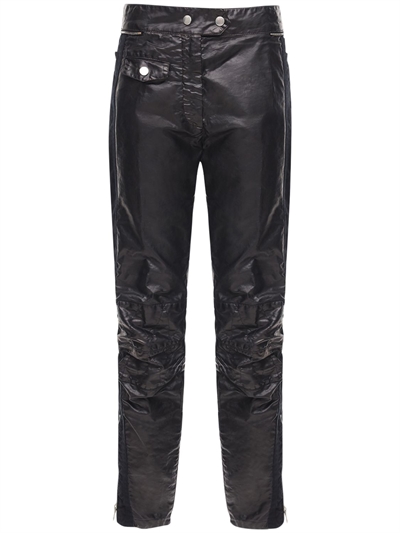 Dries Van Noten - Skinny faux leather 