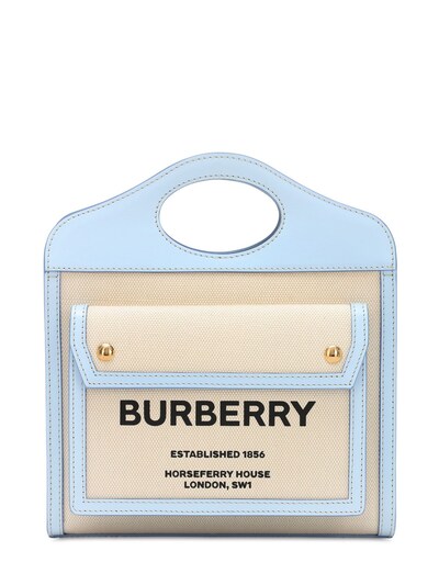 burberry pocket bag blue