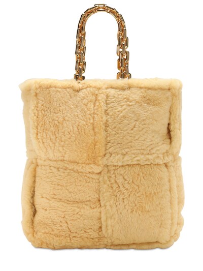 bottega veneta shearling bag