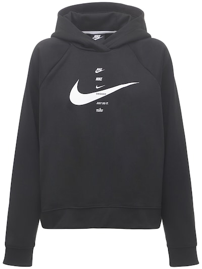 Nike - Swoosh print sweatshirt hoodie 