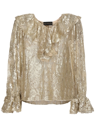 gold sheer shirt