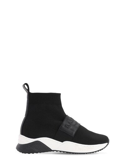 Balmain - Knit sock sneakers - Black 