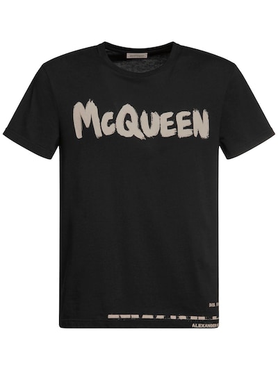 Alexander McQueen - Graffiti logo print 