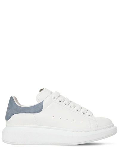 suede sneakers - White/Light Pink 