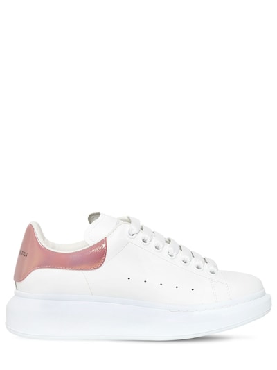 alexander mcqueen sneakers white pink
