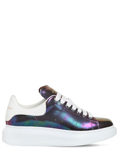 45mm iridescent leather sneakers 