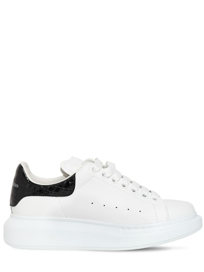45mm leather sneakers - White/Black 