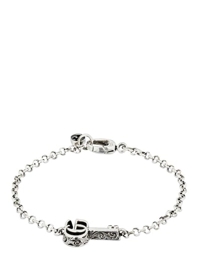 Gucci - Gg marmont key bracelet - Silver | Luisaviaroma