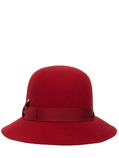 felted wool cloche hat