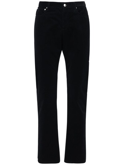 black apc jeans