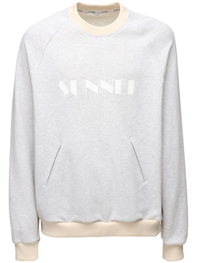 cotton crewneck sweatshirt