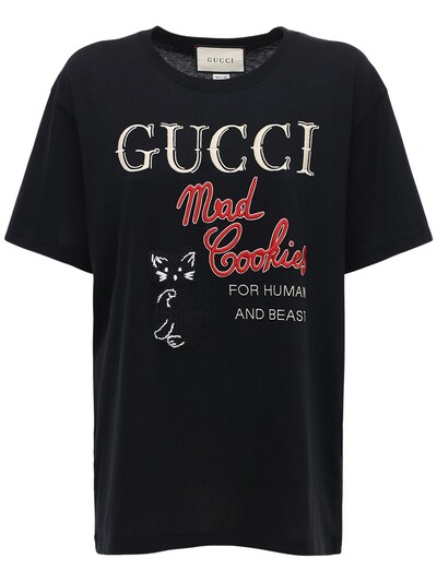 Gucci - Mad cookies print cotton jersey 