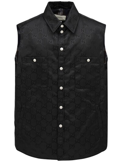 gucci black vest