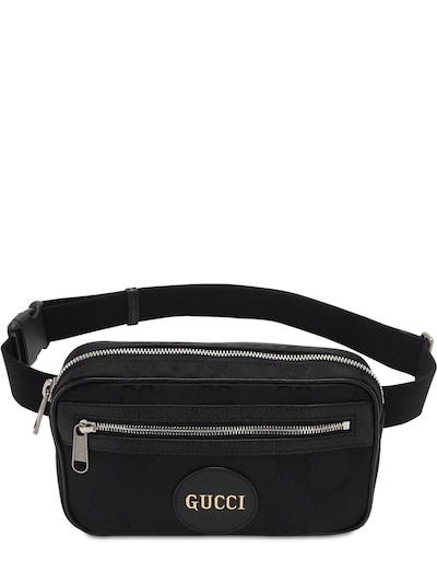 Gucci - Off the gg econyl belt bag Black | Luisaviaroma