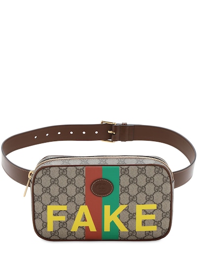 Gucci - Gg supreme fake not belt bag 