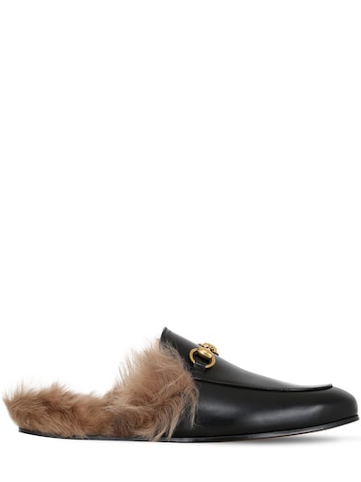 gucci princetown leather mules