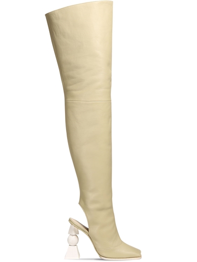 olive green tall boots