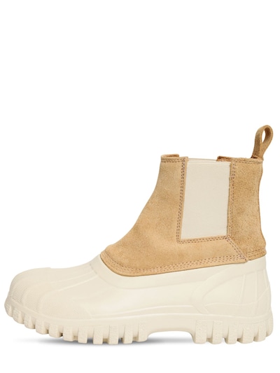 Diemme - 30mm suede & rubber ankle boots - Tan | Luisaviaroma
