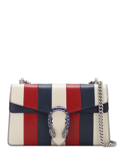 gucci bag red white blue strap