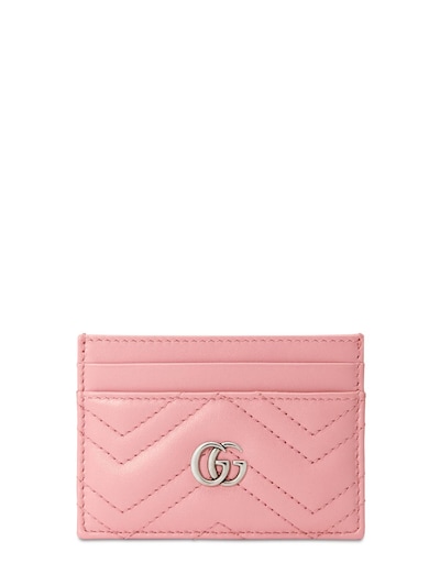 Gucci - Gg marmont quilted leather card 