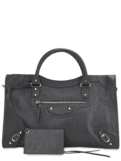 leather top handle bag 
