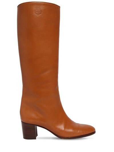 tan leather boots