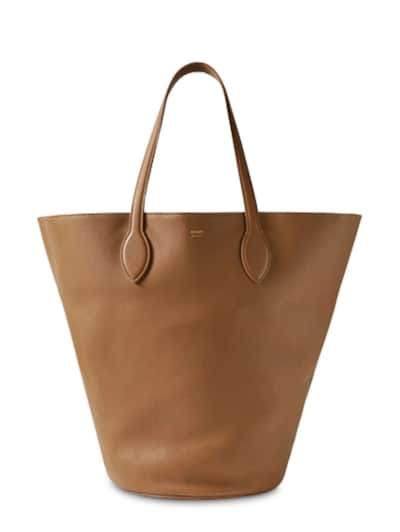 leather shopping bags