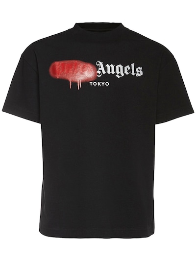 palm angels tokyo sprayed t shirt
