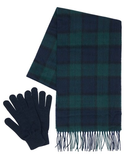 barbour wool scarf