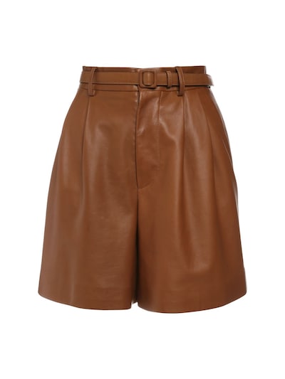 ralph lauren leather shorts