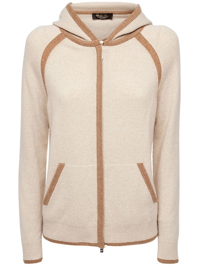 beige zip up hoodie