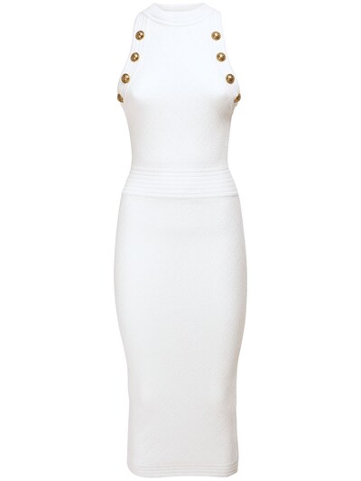 balmain midi dress