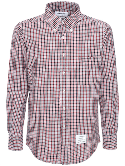 check cotton poplin shirt