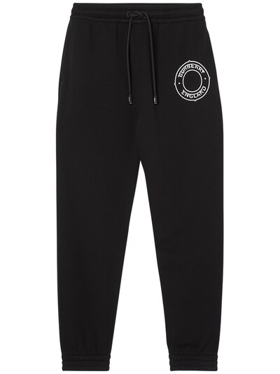 burberry embroidered jersey sweatpants