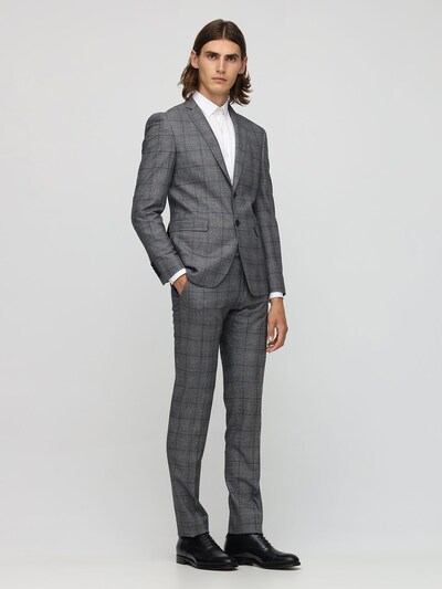 grey armani suit