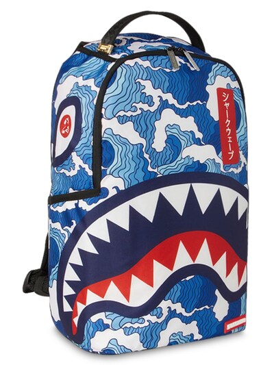 sprayground backpack blue