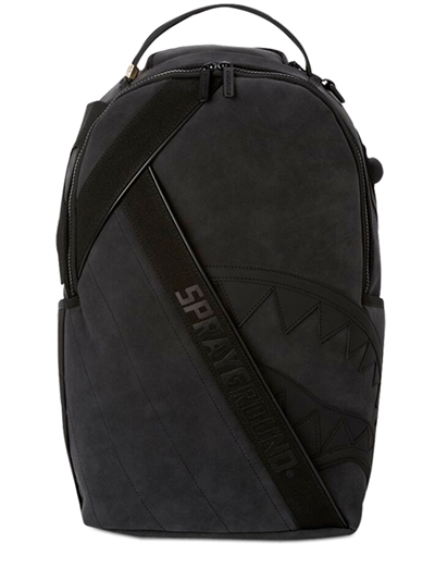 leather shark backpack