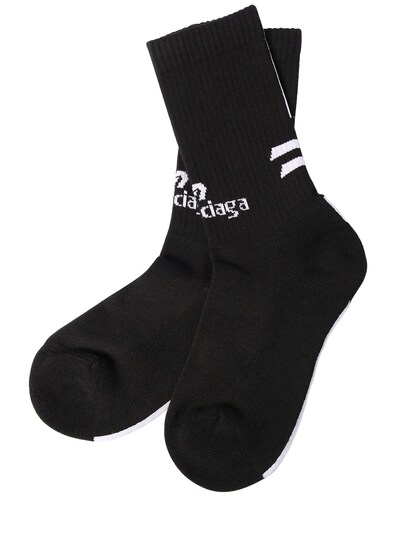 balenciaga logo socks