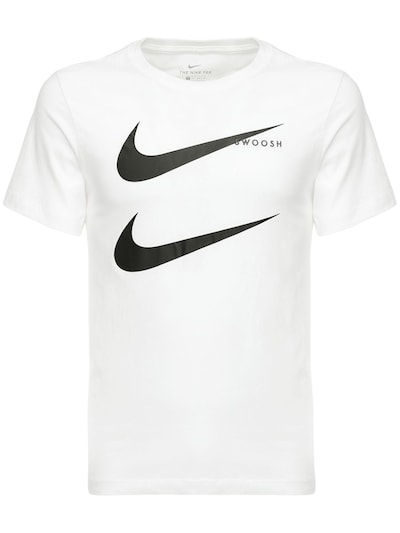 Nike - Double swoosh cotton t-shirt 