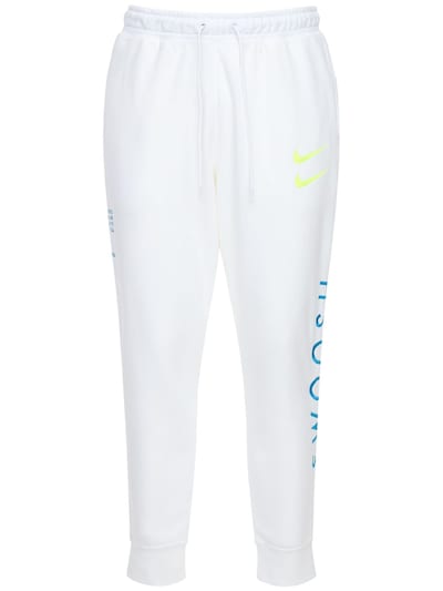 Nike - Swoosh cotton blend sweatpants 