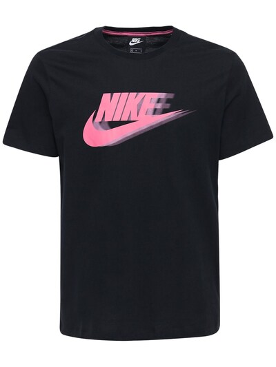 black pink nike shirt