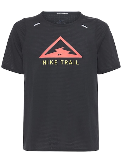 nike trail t shirt black