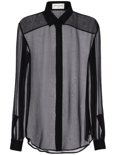 saint laurent shirt black