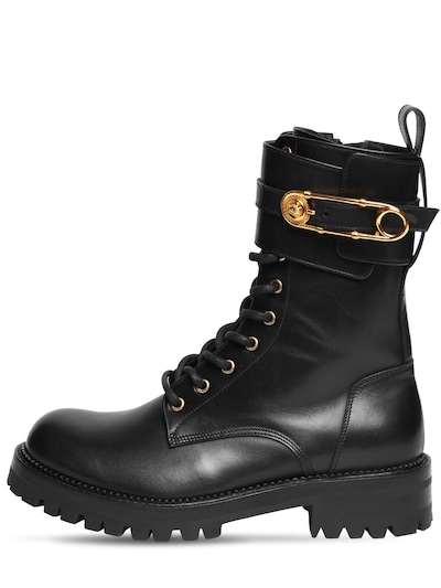 versace combat boots