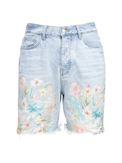 amiri denim shorts