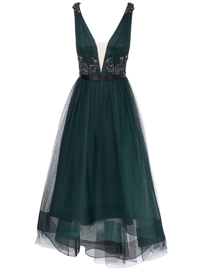 marchesa notte green dress