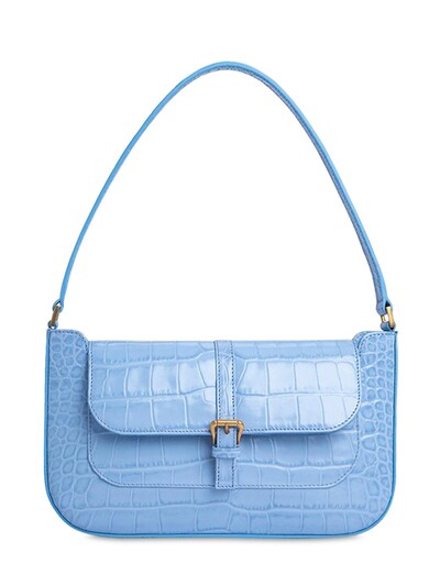 sky blue handbag