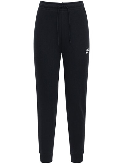 black nike cotton sweatpants